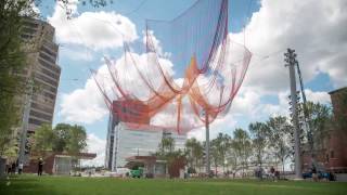 "Where We Met" by Janet Echelman Rises! - Public Art Endowment