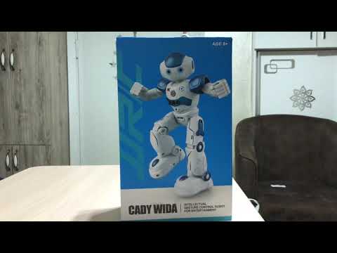 Ucuz JJRC Cady Wida Robot Oyuncak ( Nao robot prototipi) ile oynadık çok eğlenceli çocuk oyuncağı