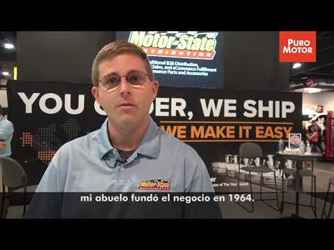 REPRESENTANTES DE MOTOR STATE DISTRIBUTING HABLAN EN EL SEMA SHOW SOBRE LA ALIANZA CON ASAP TRADING