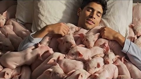 What’s your favourite animal bed? ASMR relaxation video google veo3 Ai satisfying relaxing sleep 