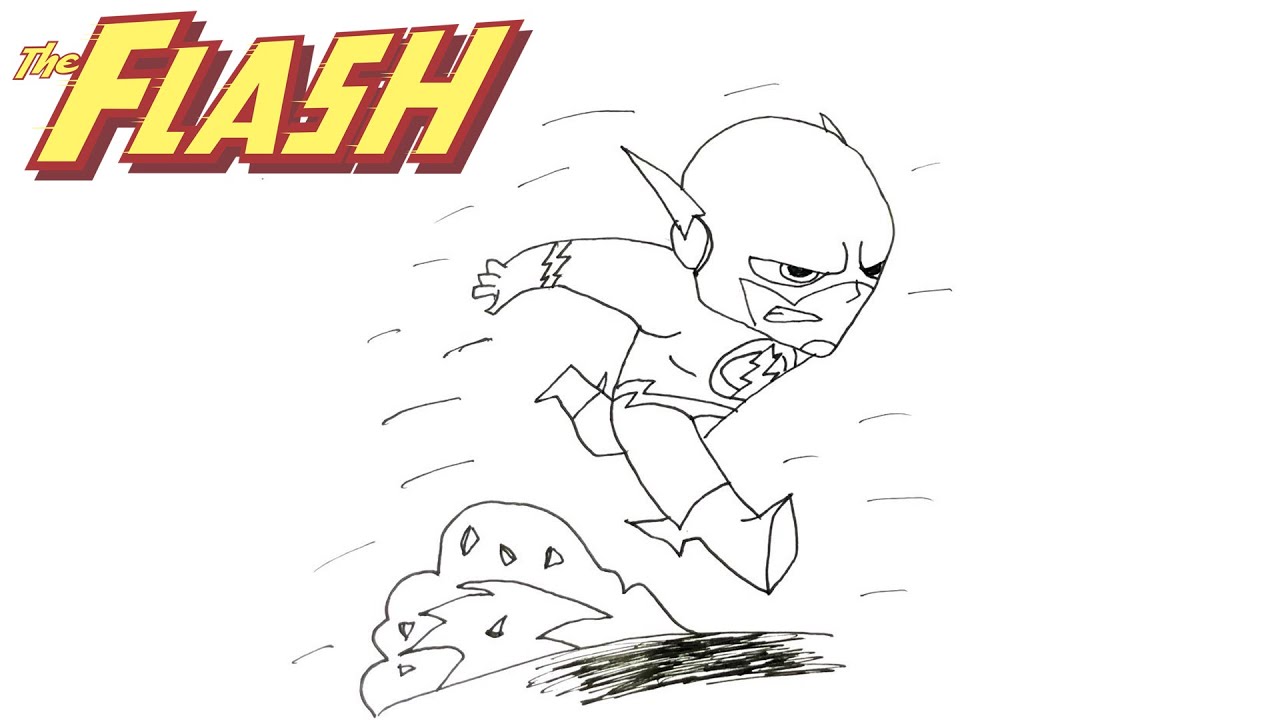 How to draw Chibi Flash