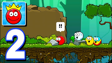Red ball the holy treasure Gameplay Walkthrough Part 2  (iOS, Android)