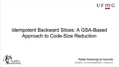 Idempotent Backward Slices: A GSA-Based Approach to Code-Size Reduction
