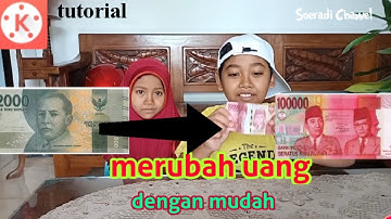 Cara edit magic MERUBAH UANG dengan mudah #kinemaster# merubah uang#mengandakan uang