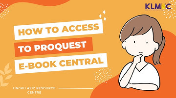 ProQuest E-Book Central - How to Access?