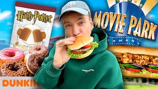 Ich teste alles Vegane im Movie Park (Subway, Donuts, Butter Beer) | Fabi Wndrlnd