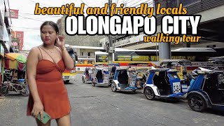 Zambales PhilippinesWalking in Olongapo city [4k]