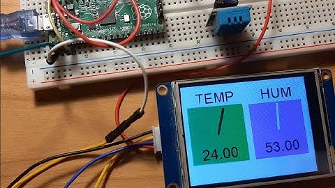Raspberry Pi Pico & Nextion Weather Station using Visuino
