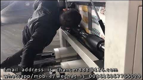 4 colors paper cup paper roll to roll flexo printing machine Flexographic Printing Machine