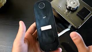 قفل باب ذكي خارجي مضاد للماء يفتح بالبصمة طريقة برجمته وربطه بالبرنامج