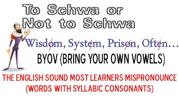 Words with syllabic consonants
