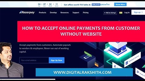 How to Sell Online Without Website? - Razor Pay Payment Pages Creation for accepting Payments