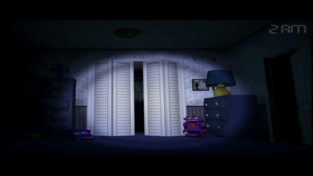 Fnaf 4 Night 2 Walkthrough - YouTube