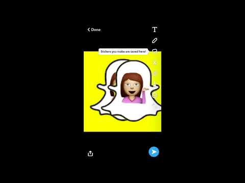 How To Make/Send A Custom Sticker On Snapchat