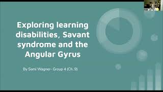 Exploring Learning Disabilities, Savant Syndrome And The Angular Gyrus