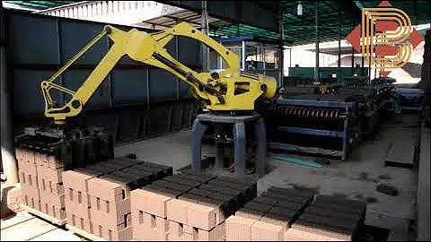 full automatic brick plant dryer chamber robot stacking on small size drying cart