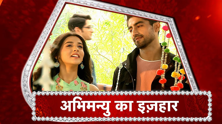 Yeh Rishta Kya Kehlata Hai  :  OMG ! Abhimanyu "PURPOSE" Akshara!