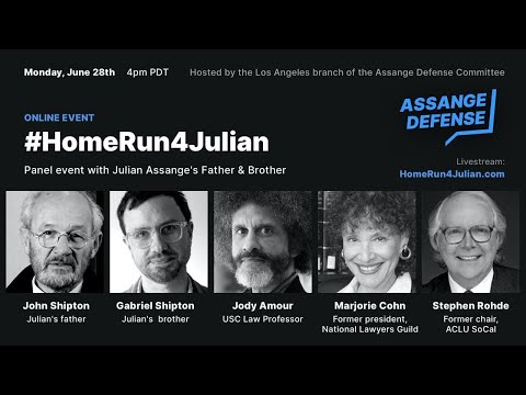 Los Angeles Panel Event with Julian Assange's Father & Brother