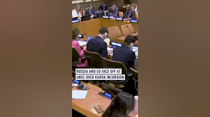 Russia and U.S. clash at UN Security Council over Kursk offensive