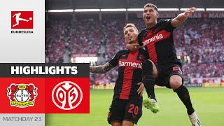 33 Matches Unbeaten! | Leverkusen - 1. FSV Mainz 05 | Highlights | MD23 - Bundesliga 23/24