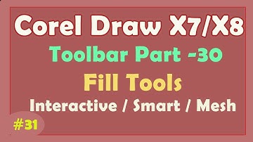 Mesh Fill - Smart Fill - Interactive Fill Tool in CorelDraw 2019 - Learn CorelDraw in Hindi
