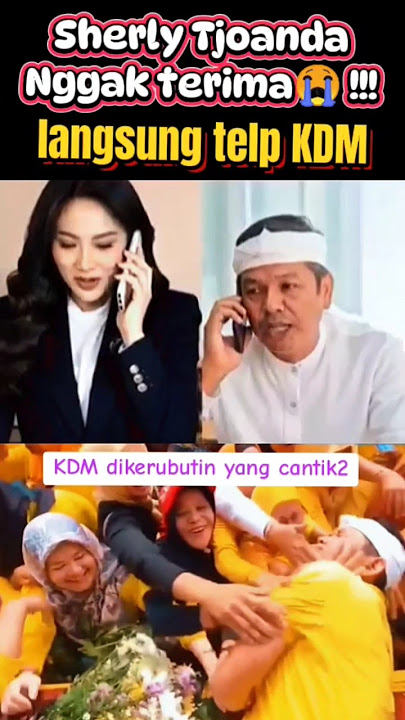 SHERLY TJOANDA NGGAK TERIMA😭LANGSUNG TELPON KANG DEDI, KDM DIKERUBUTIN CEWEK2 CANTIK‼️ #dedimulyadi