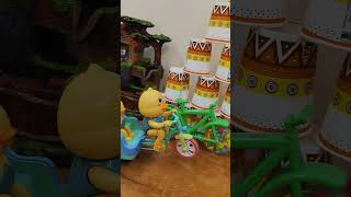 Cute funny🦆 toys🦩 Tricycle 🚴Riding 🐝Duck 🤣