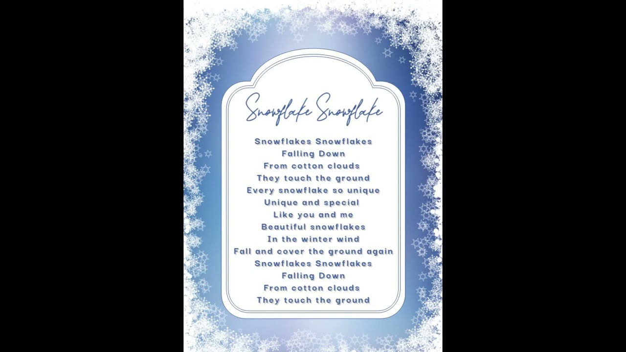 Snowflake Snowflake (Slow Tempo)