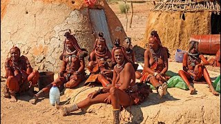 Himba Village In Namibia.