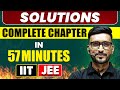 Solutions in 57 minutes  full chapter revision  class 12th jee