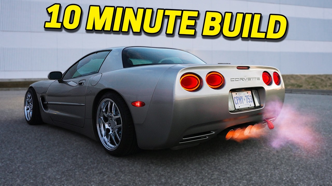 Building a Corvette Drift Car in 10 Minutes