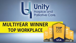 TOP WORKPLACE MULTIPLE YEARS IN A ROW | Unity Hospice and Palliative Care