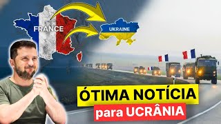 Até a Ucrânia se impressionou! França envia PACOTE MILITAR histórico