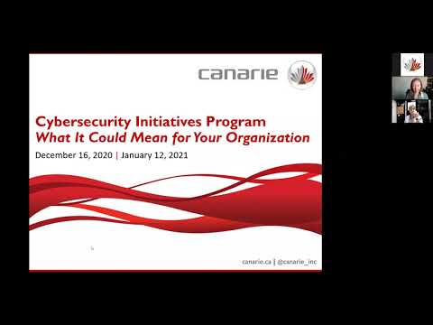 Webinar: The Cybersecurity Initiatives Program: What it Could Mean for Your Organization