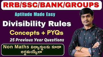 Divisibility Rules Made Super Easy | Crack SSC, RRB, Banks, Groups Exams | By Ramesh Sir