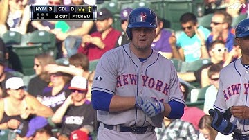 NYM@COL: Duda singles to right, plates Young