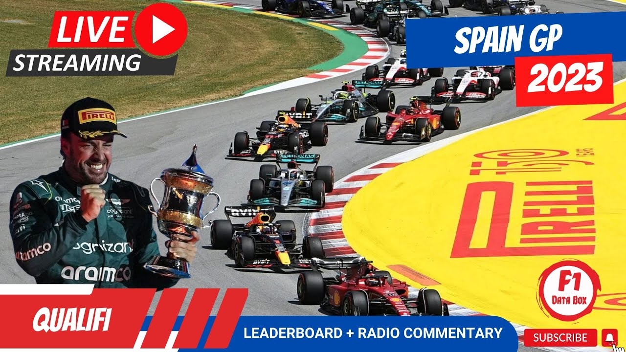 Live QUALIFICATION SPAIN GP Formula 1 2023 - WATCHALONG #F12023