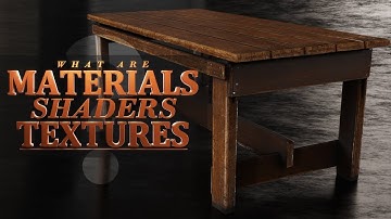 What are Materials, Shaders and Textures in 3D | A Beginner