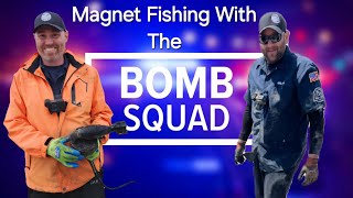 We Took The Police Magnet Fishing in Ohio. You Won't Believe How Many BOMBS We Found!!!!