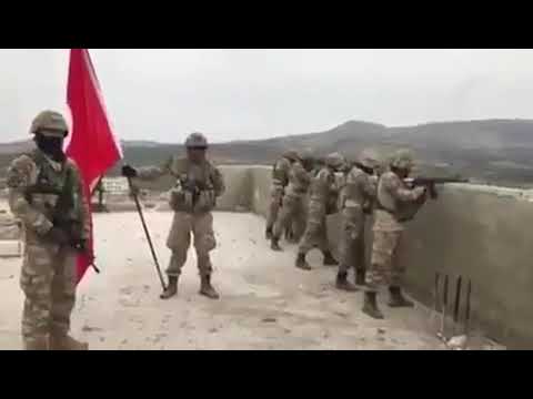 Afrin raco da Türk bayrağı