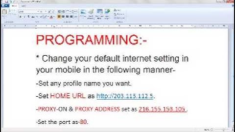 how to serve free airtel internet by proxy server