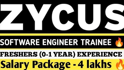 Zycus Recruitment 2022 : Hiring for Freshers as Trainee Software Engineer