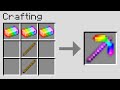 Minecraft but there are custom crafts