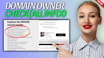 How to Find Out Who Owns a Domain Name | Who is it Registered With?