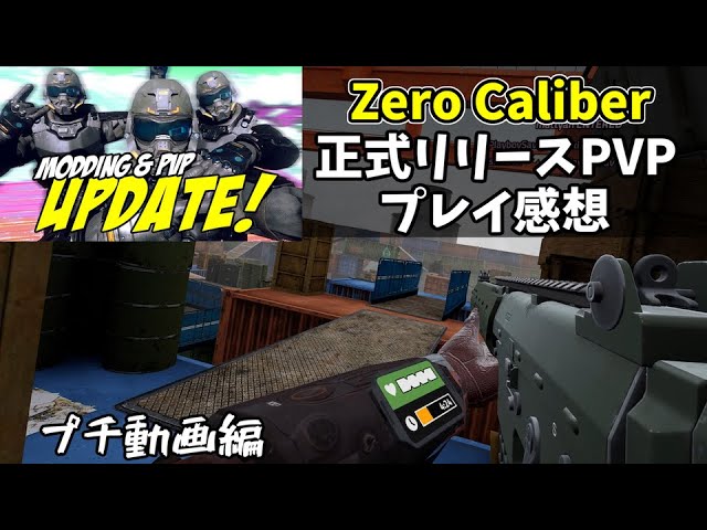 正式リリースされた新作VRFPS「Zero Caliber」の辛口プレイレビュー（の動画版（の一部））