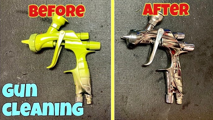 The Correct Spray Gun Cleaning Method Demonstrated with the SATA