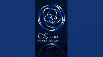 Math Art - Iridescent Spirograph #16