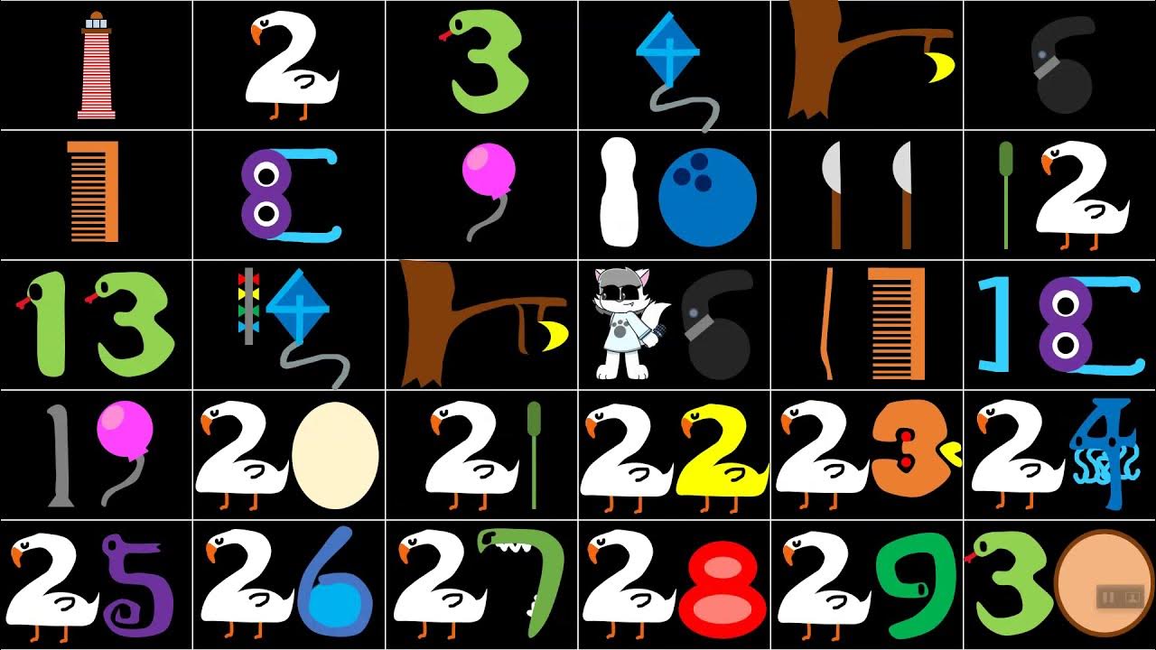 Number Creatures Song: Count from 1-30 - YouTube