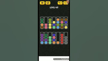 Ball Sort Puzzle Level - 417