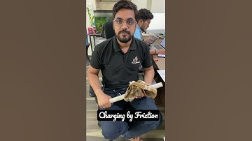 Electrostatics Experiments #2 :- charging by Friction - wool pvc |  Static Electricity